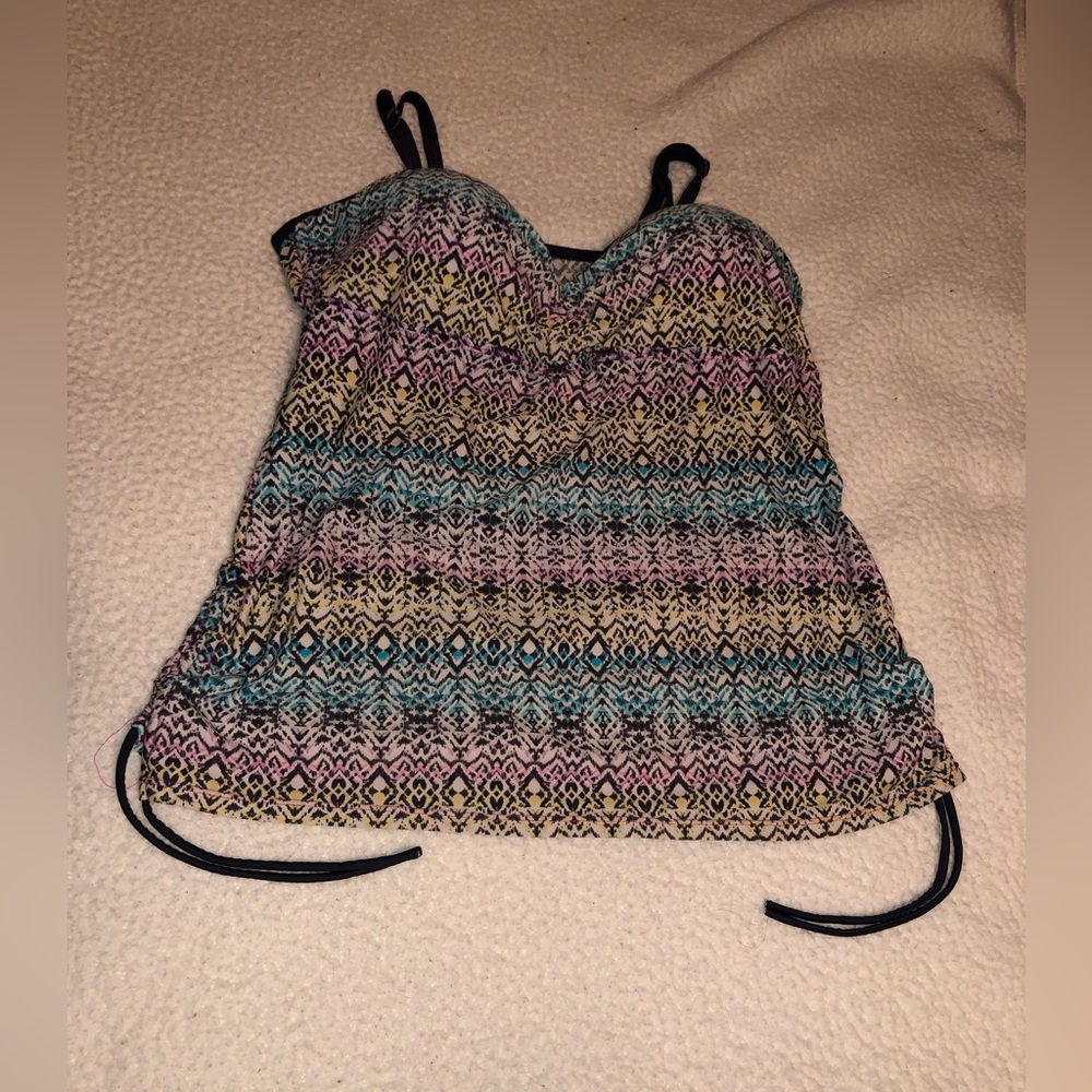 Free Country Multicolor Printed Camisole Tank